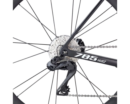 Vélo de route Unisexe 785 HUEZ ULTEGRA DI2 PROTEAM Noir