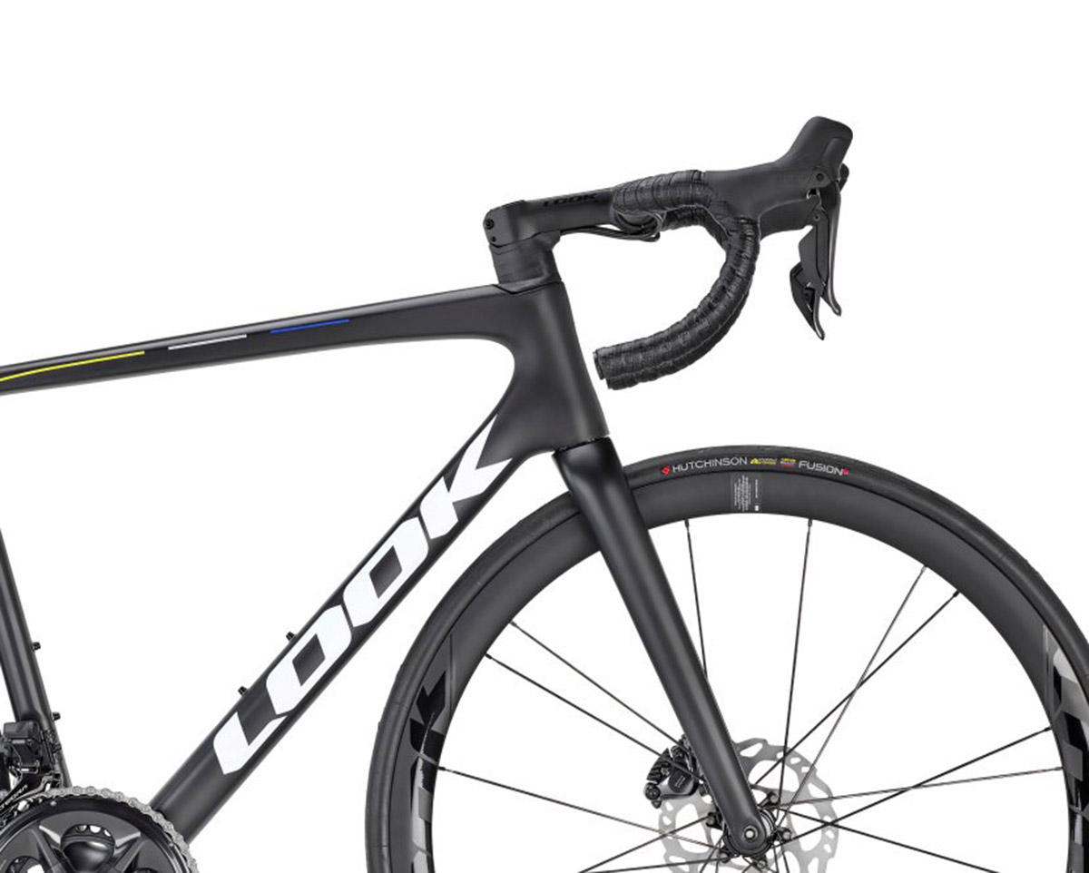 Vélo de route Unisexe 785 HUEZ ULTEGRA DI2 PROTEAM Noir