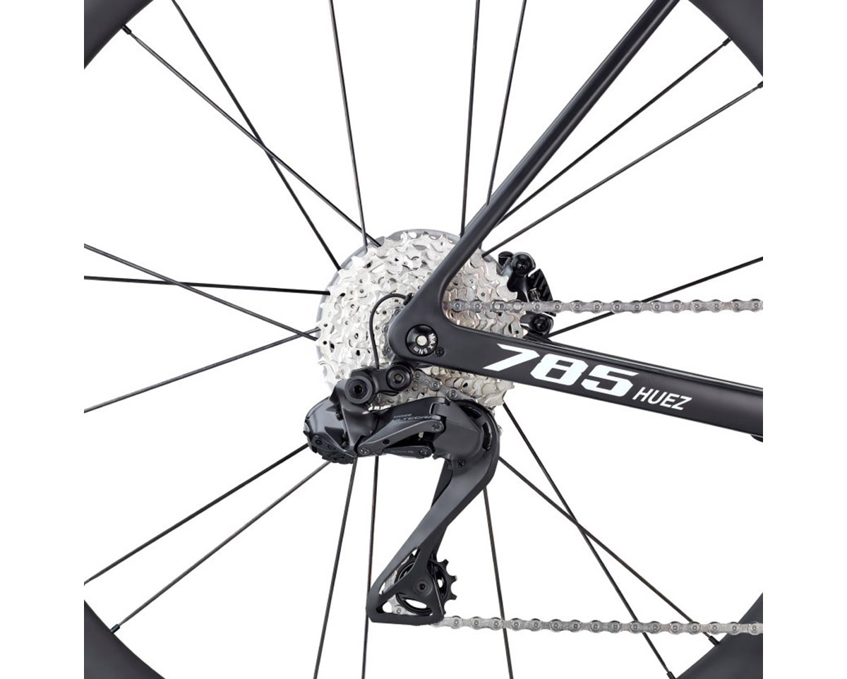 Vélo de route Unisexe 785 HUEZ ULTEGRA DI2 PROTEAM Noir