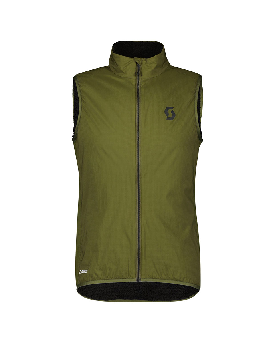 Gilet coupe-vent Homme TRAIL STORM INSULOFT AL Vert Sapin