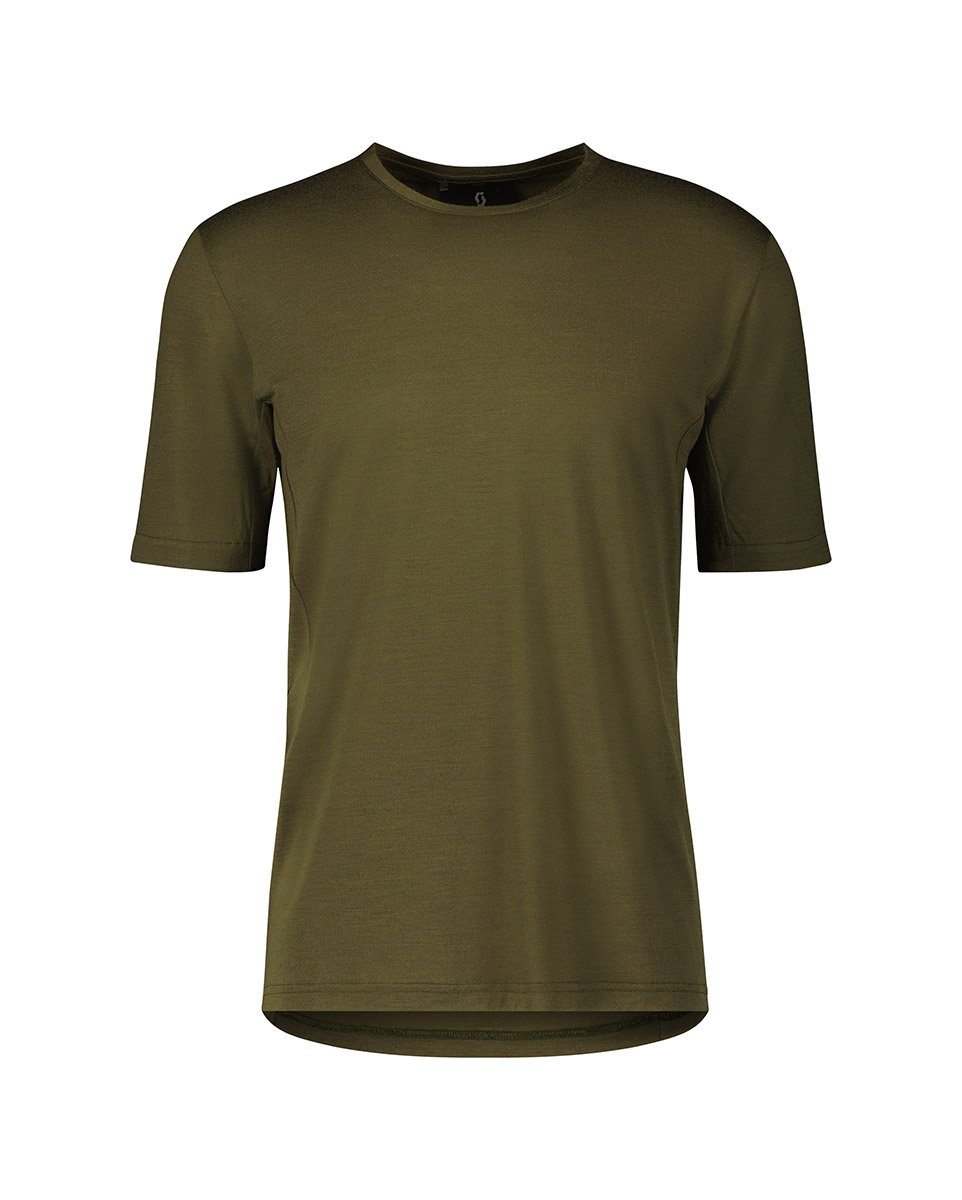 T-shirt manches courtes Homme COMMUTER MERINO Vert Sapin