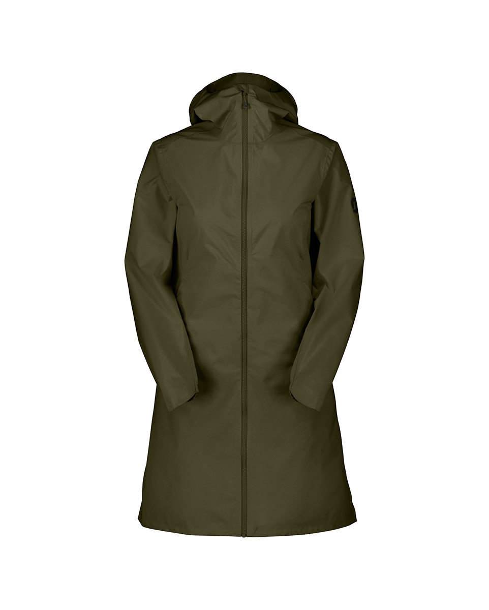 Manteau imperméable Femme RAIN 2.5 LAYERS Vert Sapin