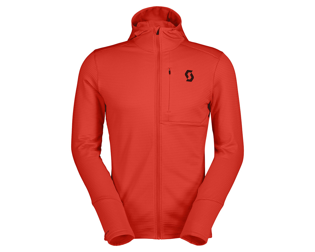 Veste polaire Homme DEFINED LIGHT HOODY Rouge Turbo