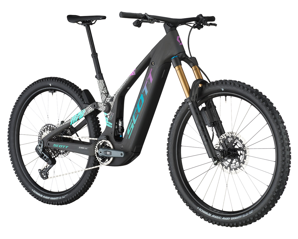 VTT électrique tout suspendu Unisexe PATRON ST 900 TUNED Noir Carbone