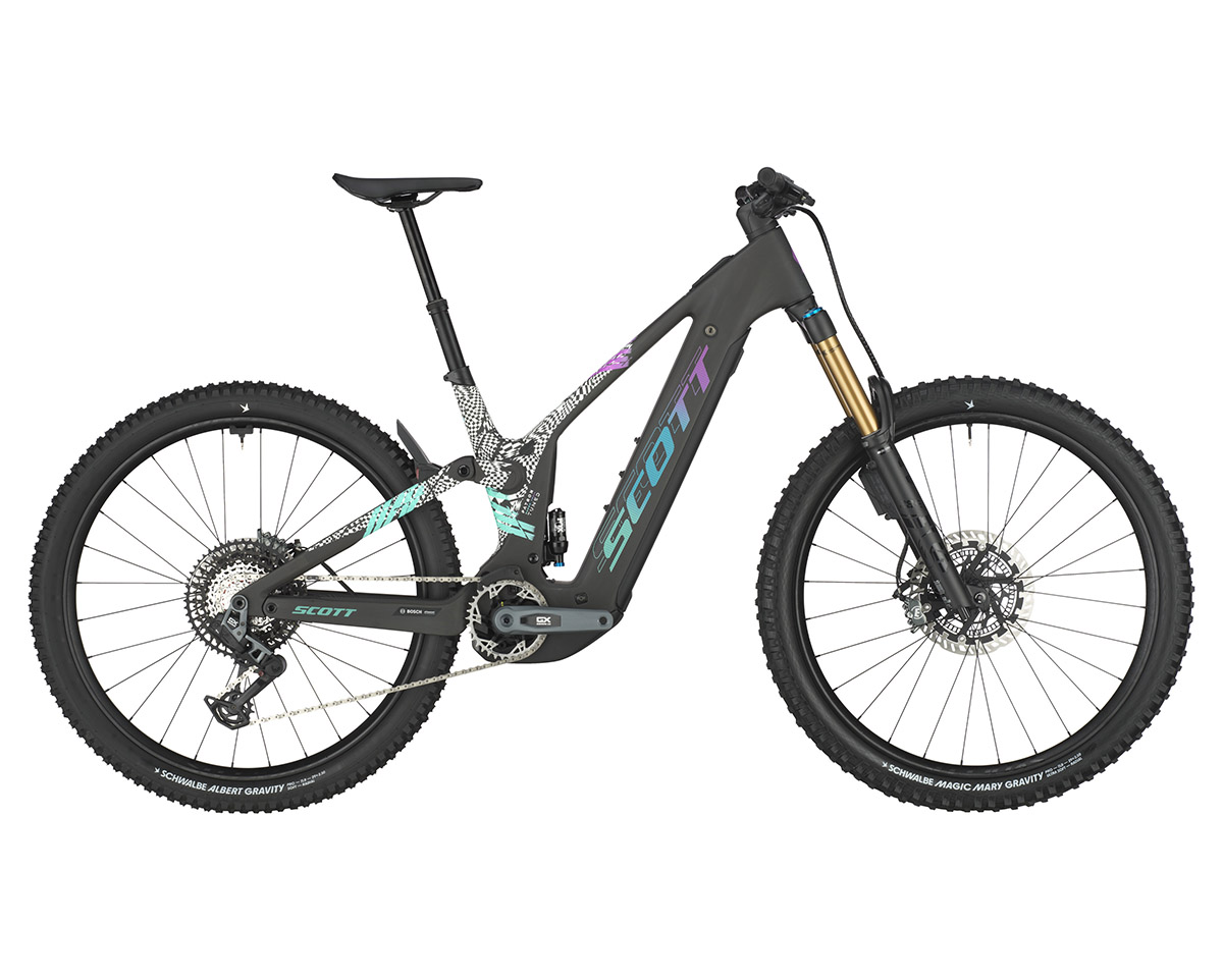 VTT électrique tout suspendu Unisexe PATRON ST 900 TUNED Noir Carbone