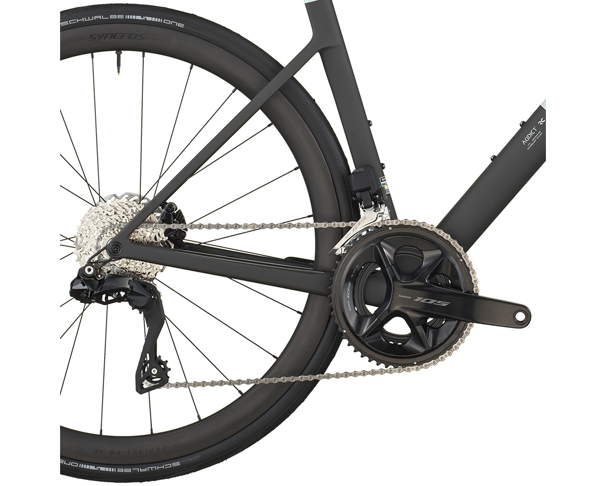 Vélo de route ADDICT RC 30 Vert Glacé/Noir Carbone